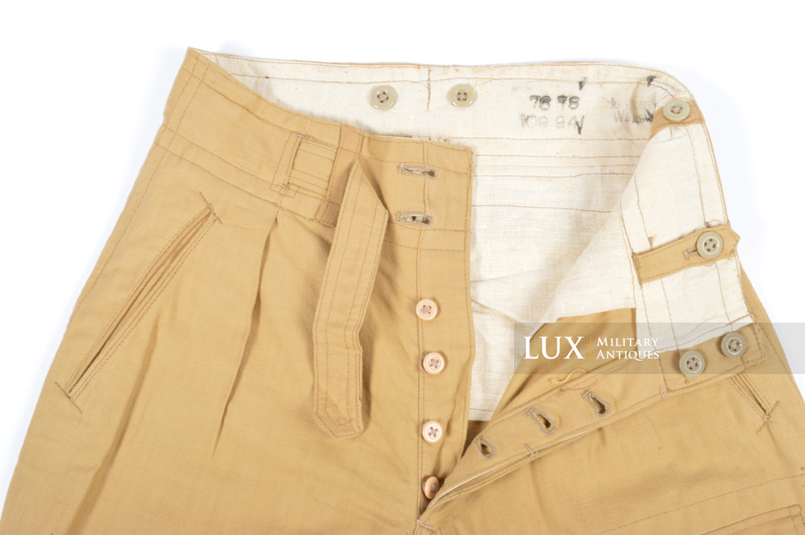 Unissued Luftwaffe tropical service trousers, « RAMCKE » - photo 27