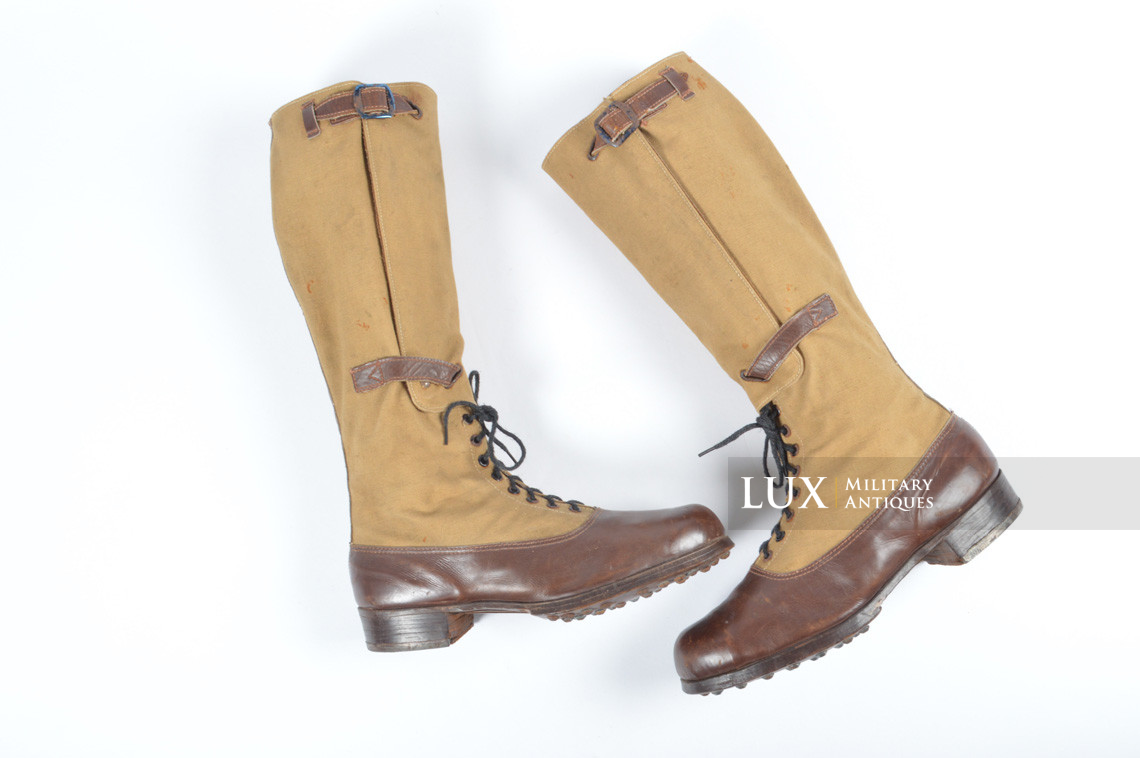 Bottes tropicales Luftwaffe, datées « 1942 » - photo 4