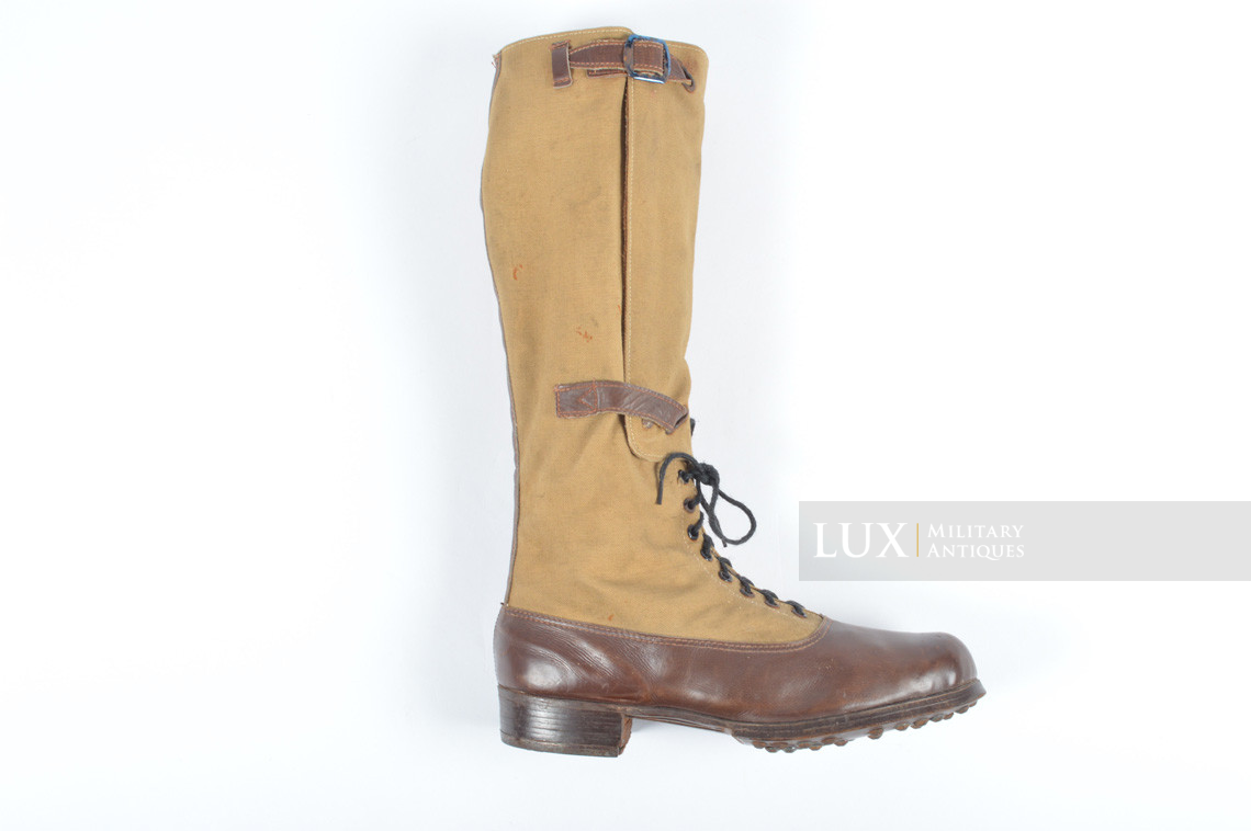 Unissued Luftwaffe tropical service issue high boots, « 1942 » - photo 8