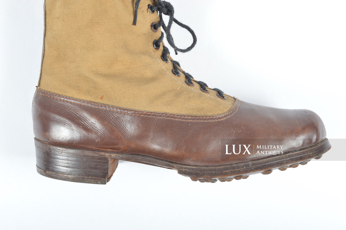 Unissued Luftwaffe tropical service issue high boots, « 1942 » - photo 9