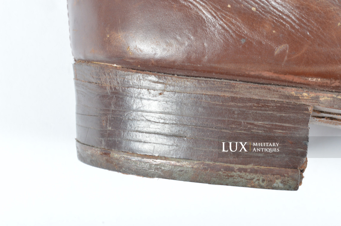 Unissued Luftwaffe tropical service issue high boots, « 1942 » - photo 10