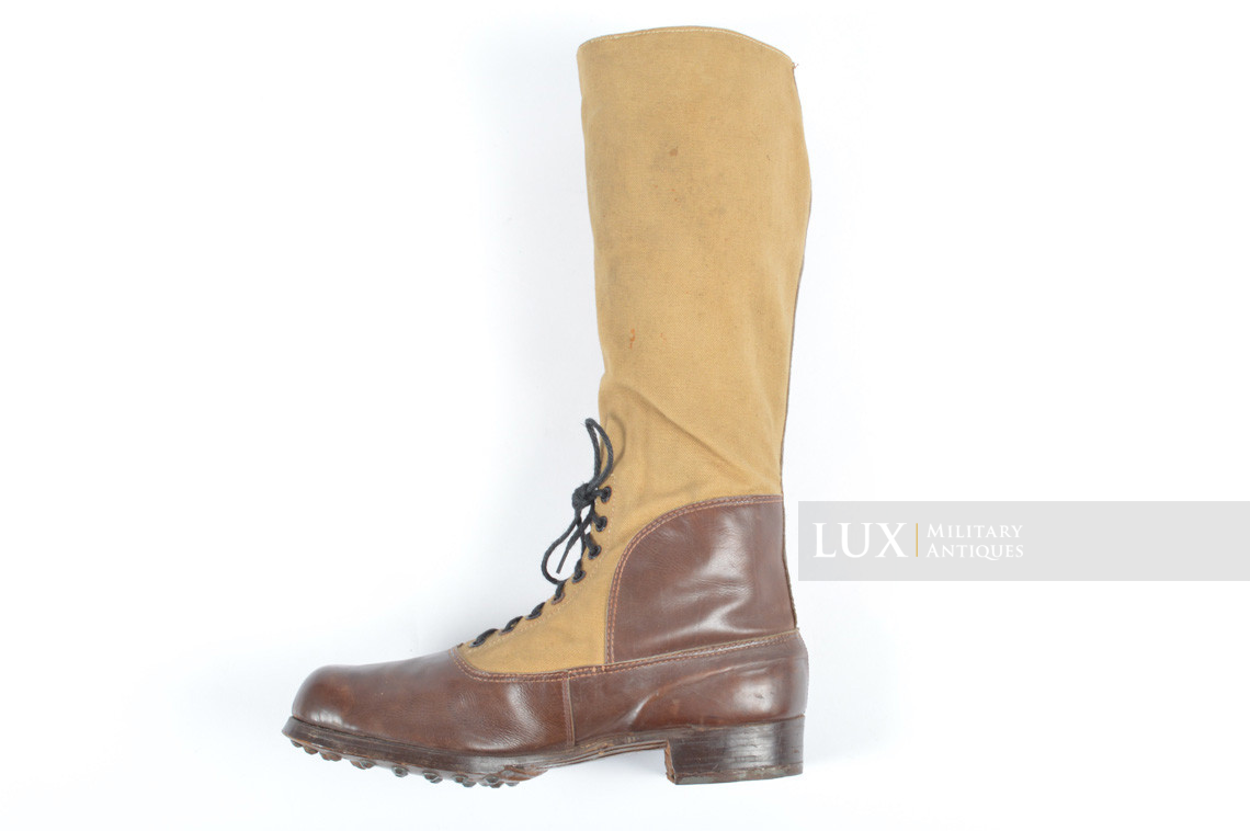 Unissued Luftwaffe tropical service issue high boots, « 1942 » - photo 15