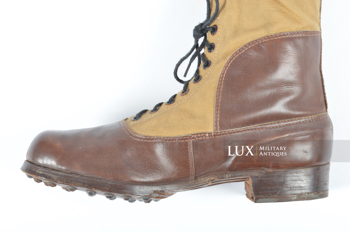 Unissued Luftwaffe tropical service issue high boots, « 1942 » - photo 16