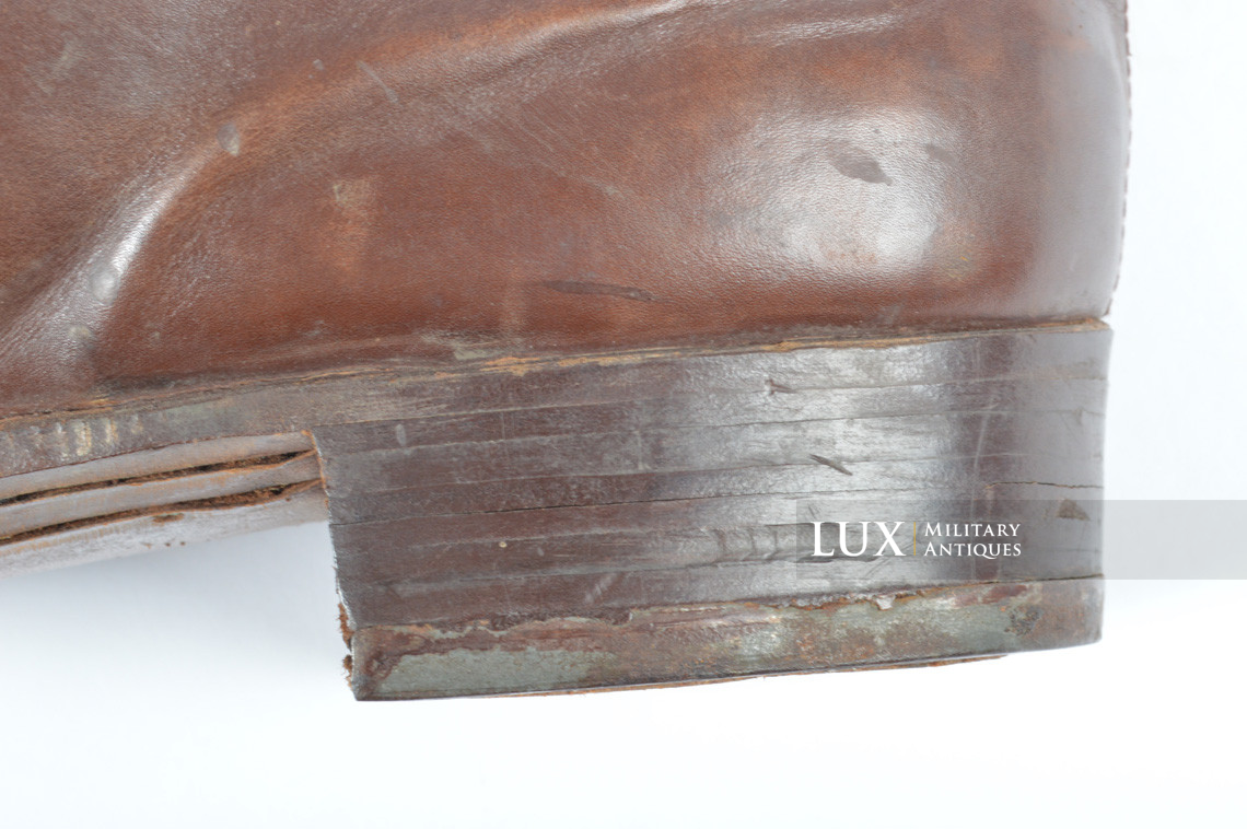 Unissued Luftwaffe tropical service issue high boots, « 1942 » - photo 17