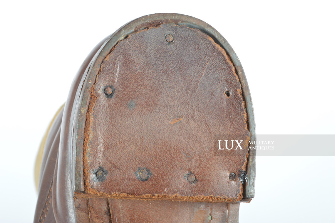 Unissued Luftwaffe tropical service issue high boots, « 1942 » - photo 22
