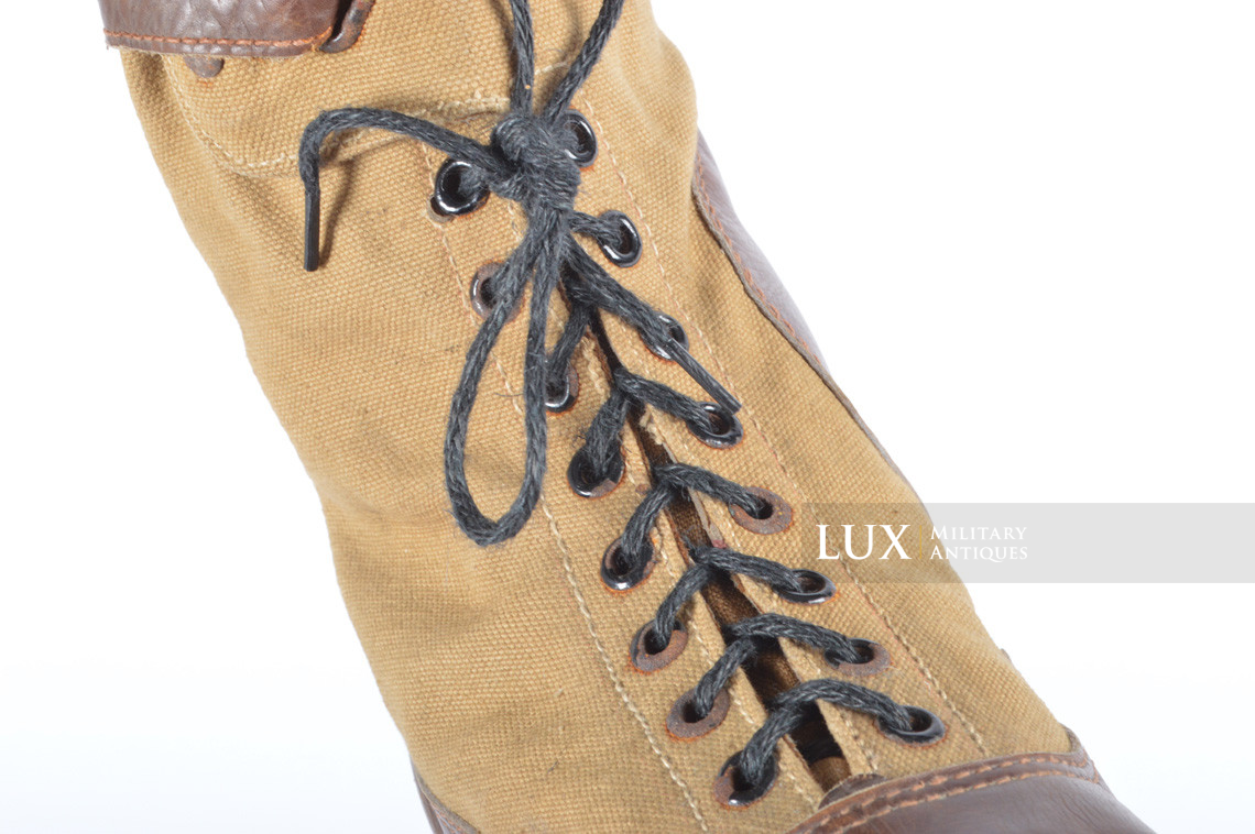 Unissued Luftwaffe tropical service issue high boots, « 1942 » - photo 24