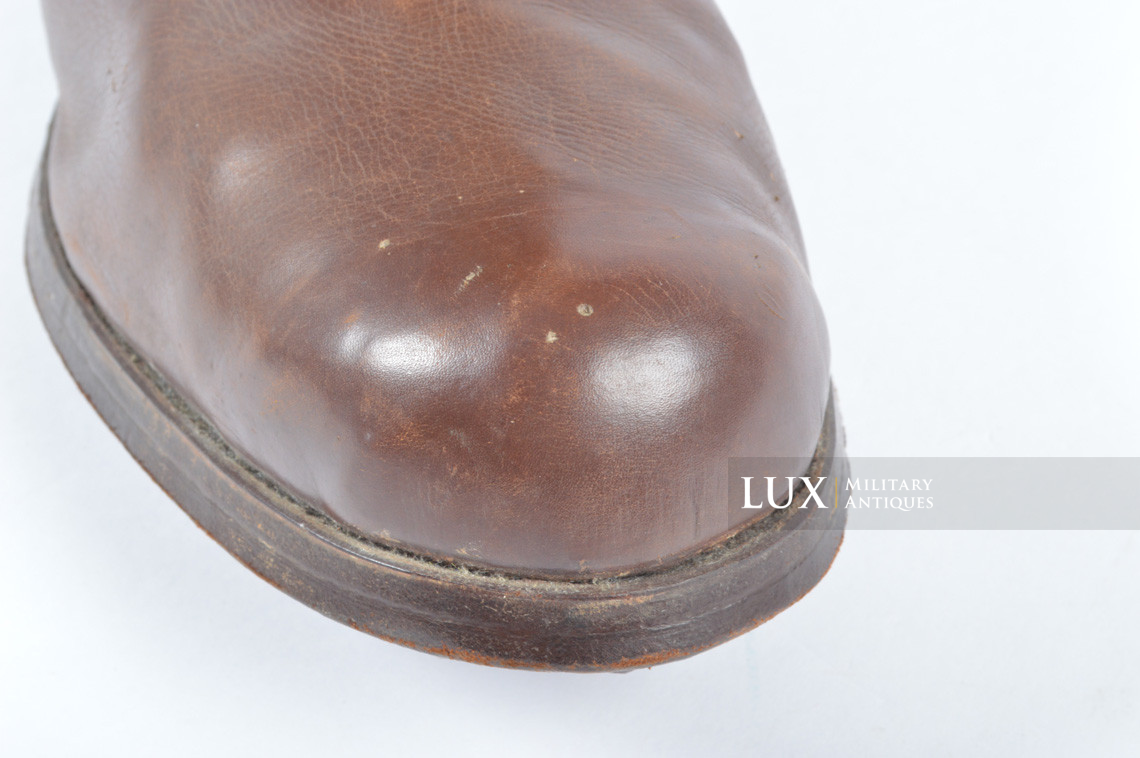 Unissued Luftwaffe tropical service issue high boots, « 1942 » - photo 25