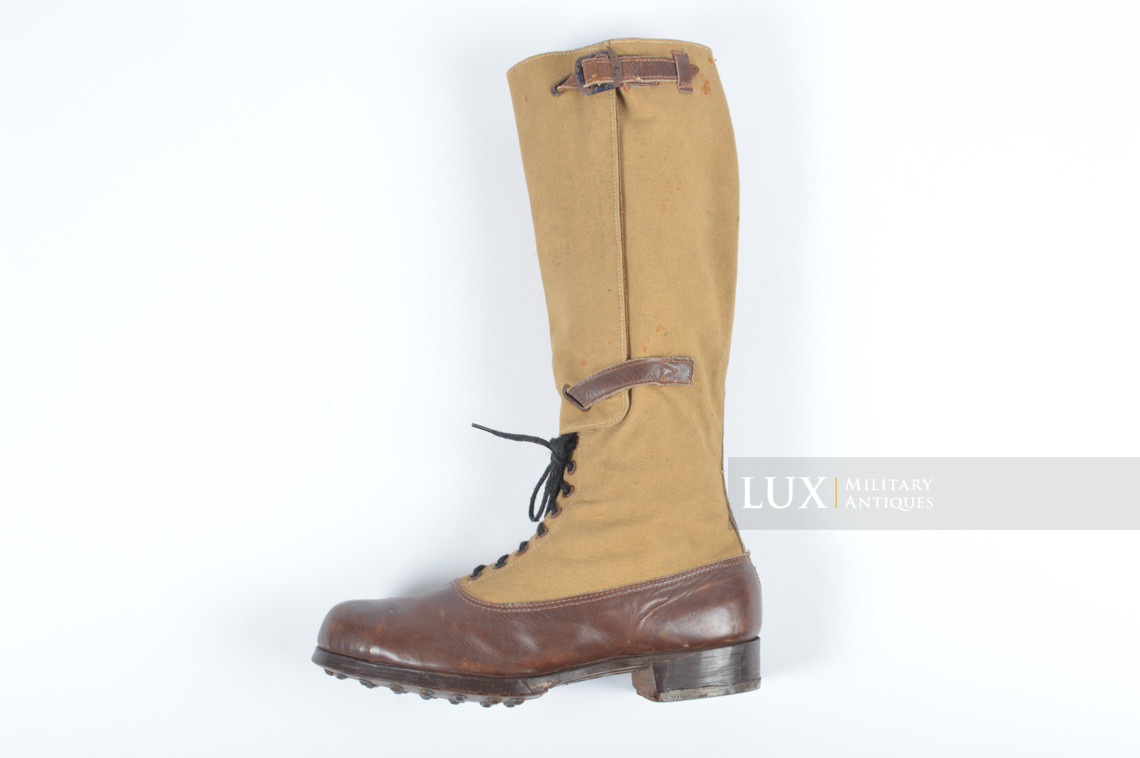 Unissued Luftwaffe tropical service issue high boots, « 1942 » - photo 27