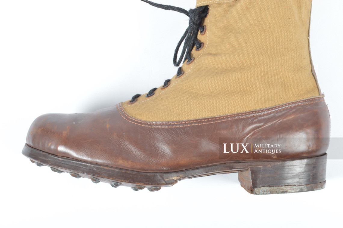 Unissued Luftwaffe tropical service issue high boots, « 1942 » - photo 30