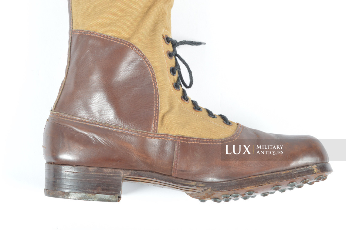 Unissued Luftwaffe tropical service issue high boots, « 1942 » - photo 37