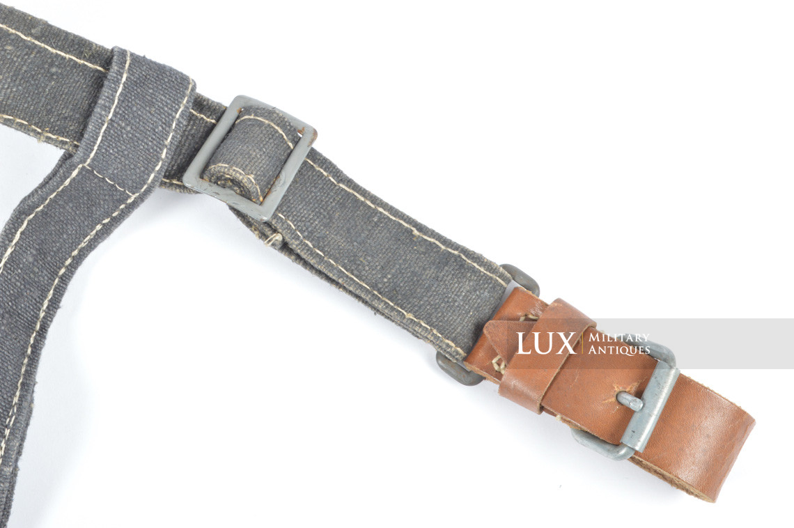 german cavalry / mounted personal medical contents carrying strap, « blue web » - photo 7