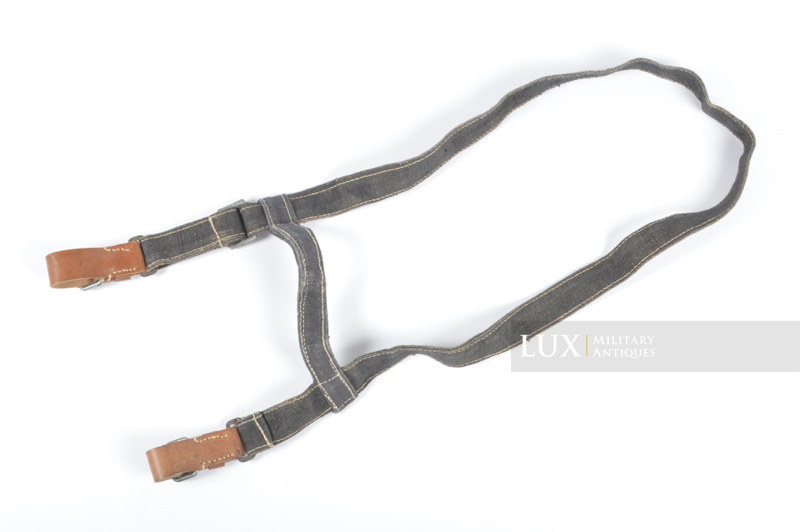 german cavalry / mounted personal medical contents carrying strap, « blue web » - photo 10