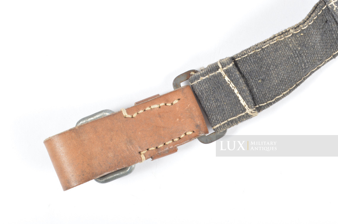 german cavalry / mounted personal medical contents carrying strap, « blue web » - photo 12
