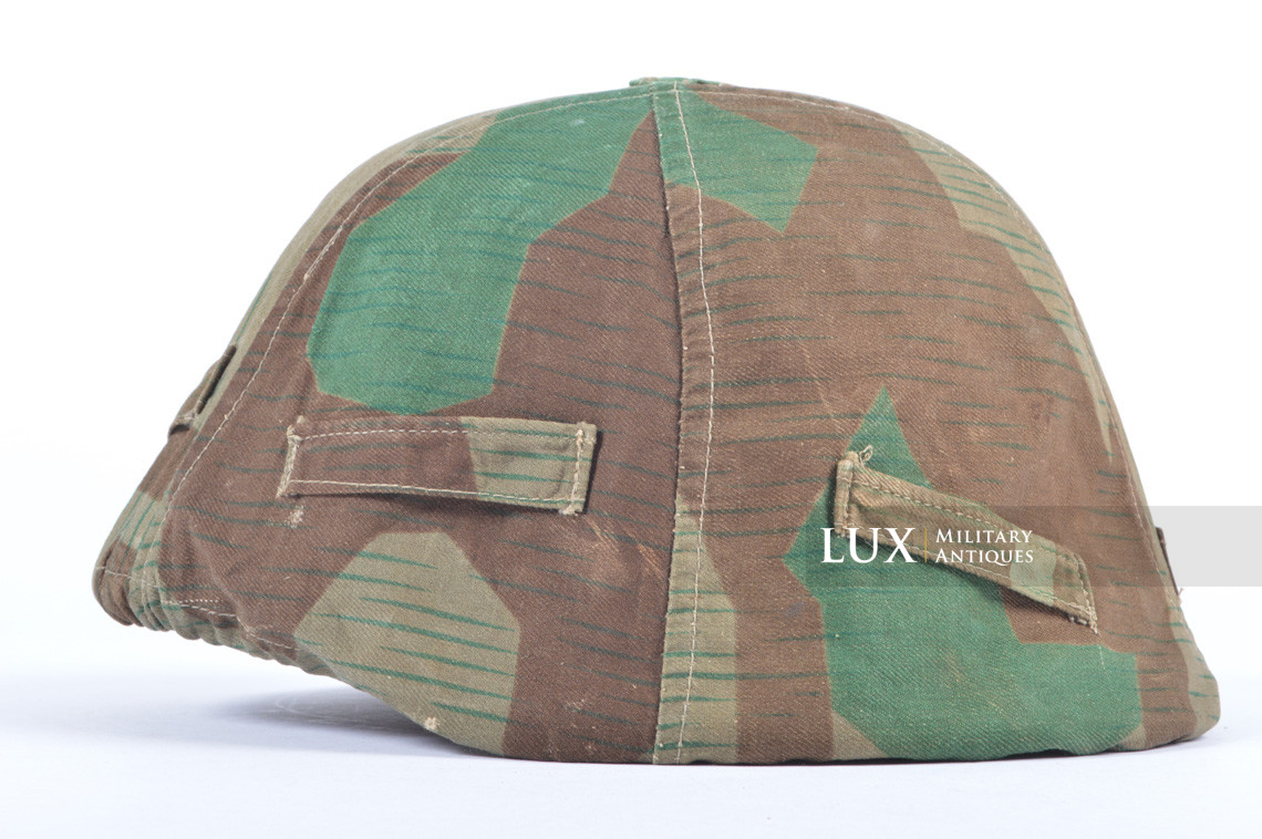 German Army issue combat splinter camouflage helmet cover, « combat worn » - photo 4