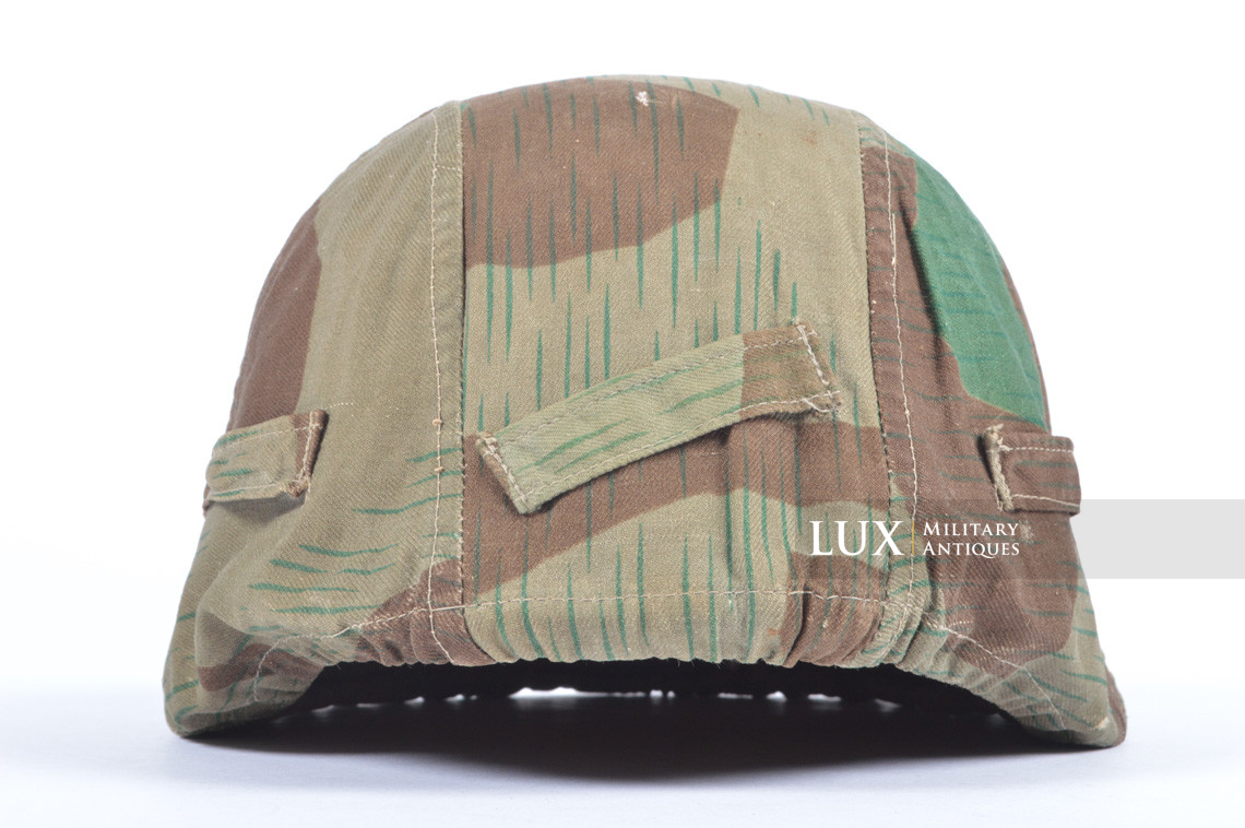 German Army issue combat splinter camouflage helmet cover, « combat worn » - photo 8