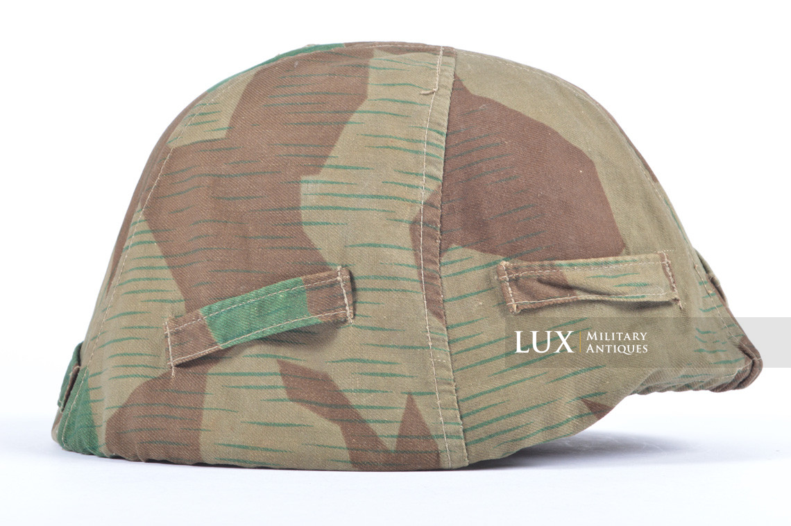 German Army issue combat splinter camouflage helmet cover, « combat worn » - photo 10