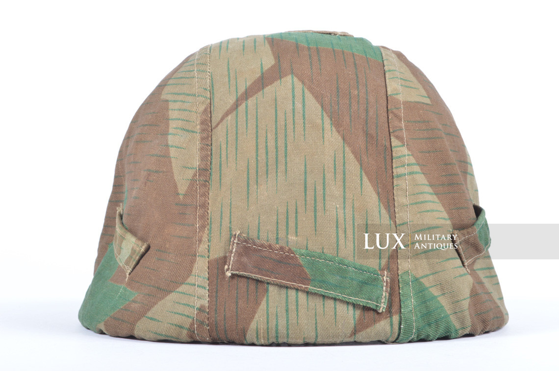 German Army issue combat splinter camouflage helmet cover, « combat worn » - photo 12