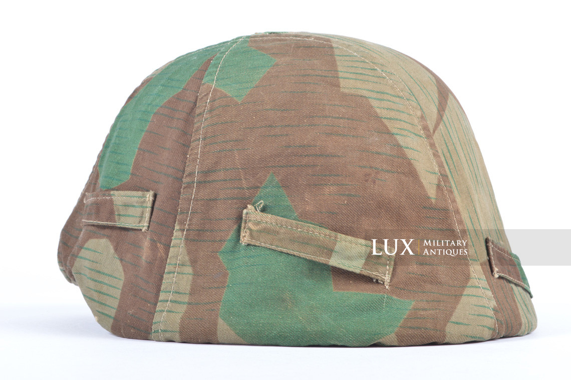 German Army issue combat splinter camouflage helmet cover, « combat worn » - photo 13
