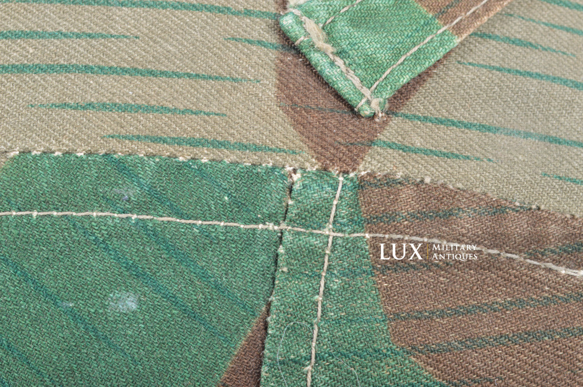 German Army issue combat splinter camouflage helmet cover, « combat worn » - photo 22