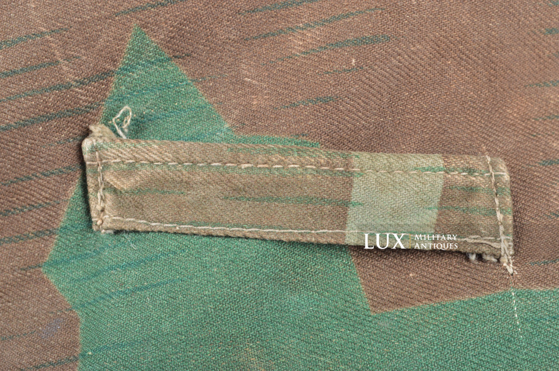 German Army issue combat splinter camouflage helmet cover, « combat worn » - photo 23