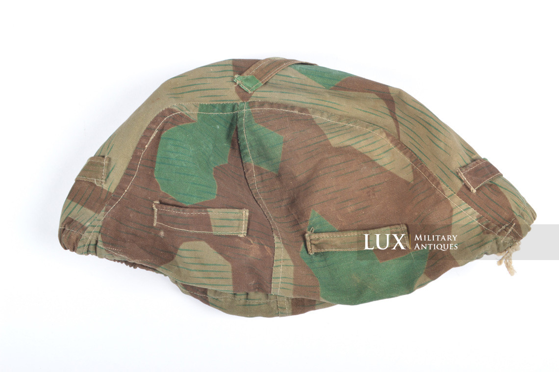 German Army issue combat splinter camouflage helmet cover, « combat worn » - photo 25