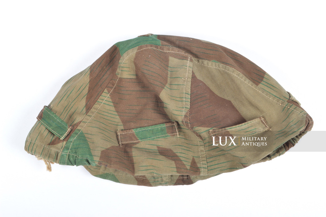 German Army issue combat splinter camouflage helmet cover, « combat worn » - photo 26