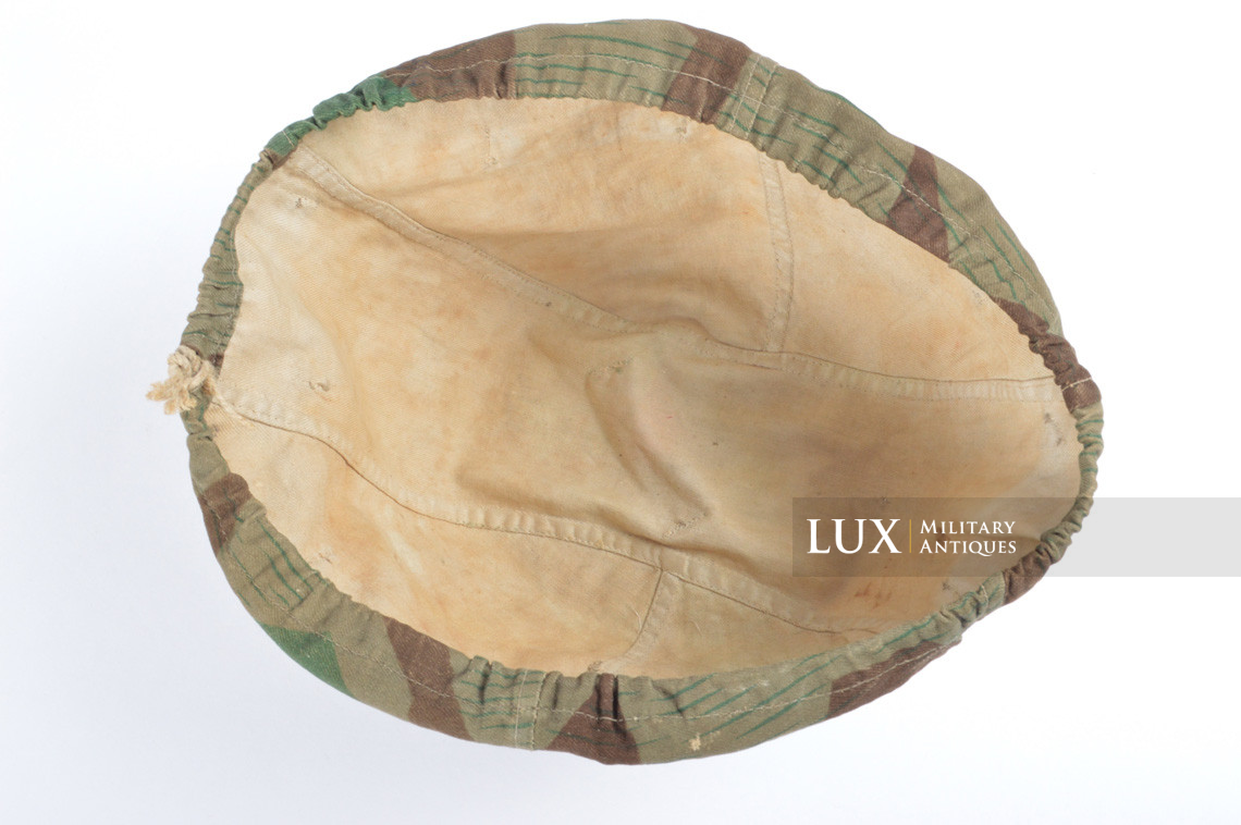 German Army issue combat splinter camouflage helmet cover, « combat worn » - photo 27