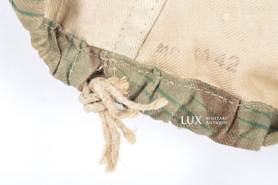 German Army issue combat splinter camouflage helmet cover, « combat worn » - photo 28
