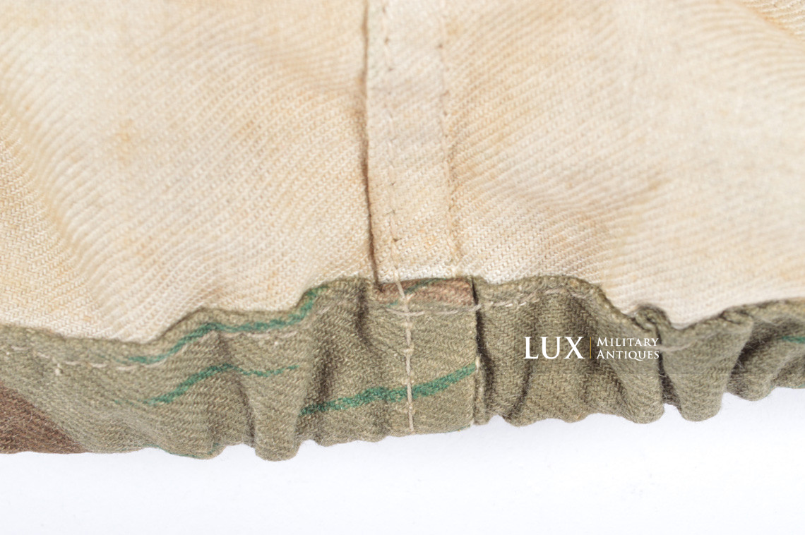 German Army issue combat splinter camouflage helmet cover, « combat worn » - photo 30