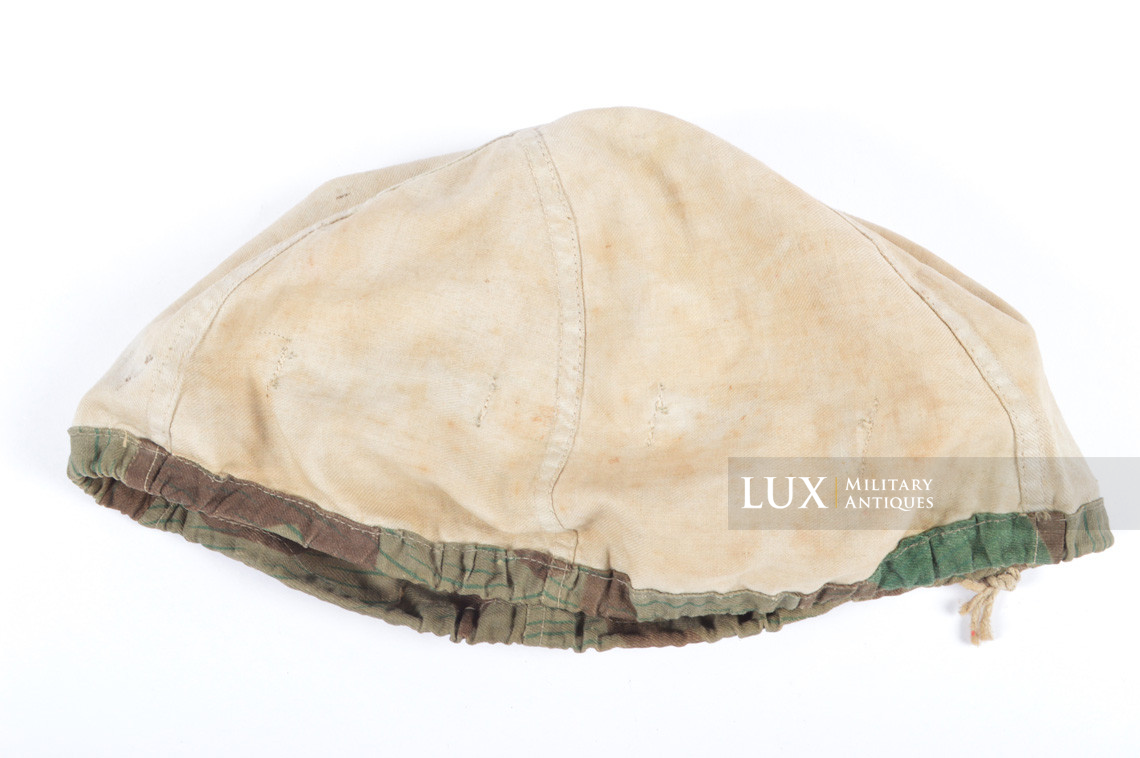 German Army issue combat splinter camouflage helmet cover, « combat worn » - photo 33