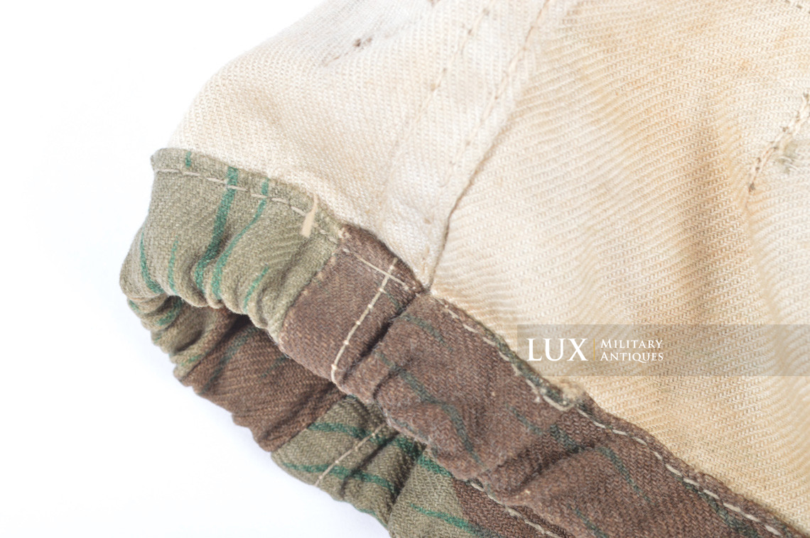 German Army issue combat splinter camouflage helmet cover, « combat worn » - photo 35
