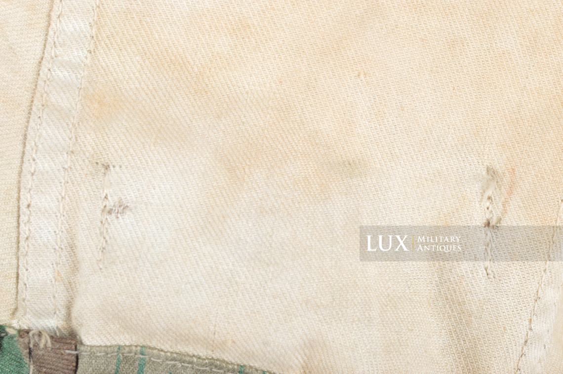 German Army issue combat splinter camouflage helmet cover, « combat worn » - photo 39