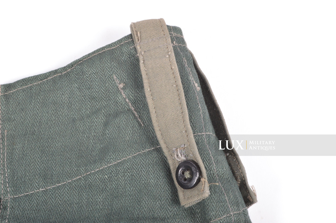 Unissued M43 Heer HBT EM's combat service trousers, « RBNr » - photo 11