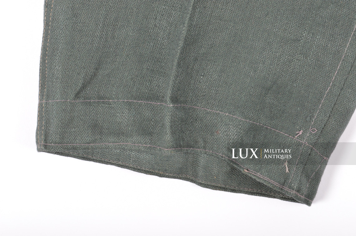 Unissued M43 Heer HBT EM's combat service trousers, « RBNr » - photo 21