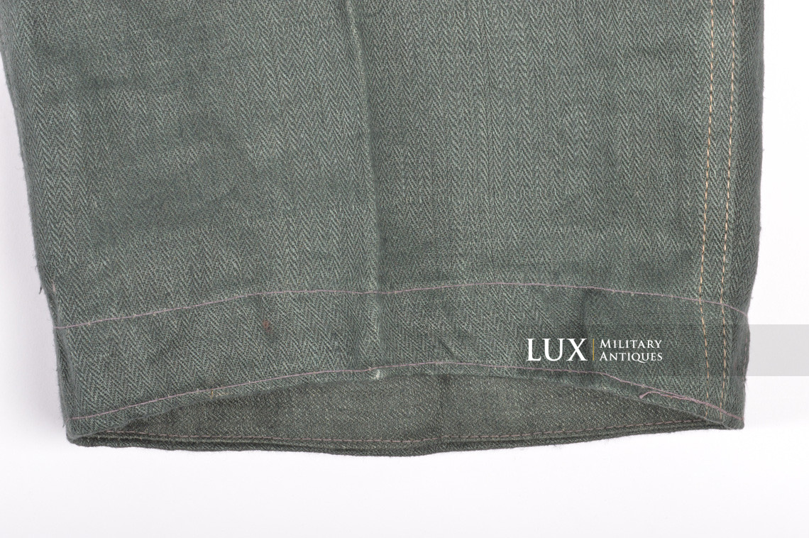 Unissued M43 Heer HBT EM's combat service trousers, « RBNr » - photo 22