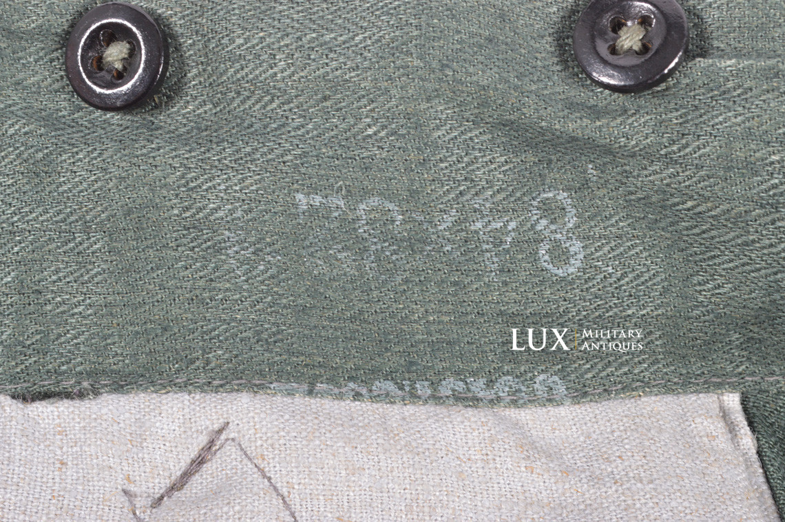 Unissued M43 Heer HBT EM's combat service trousers, « RBNr » - photo 28