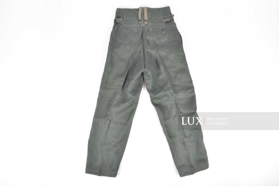 Unissued M43 Heer HBT EM's combat service trousers, « RBNr » - photo 29