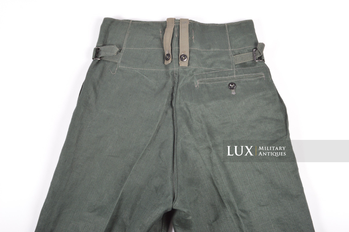 Unissued M43 Heer HBT EM's combat service trousers, « RBNr » - photo 30