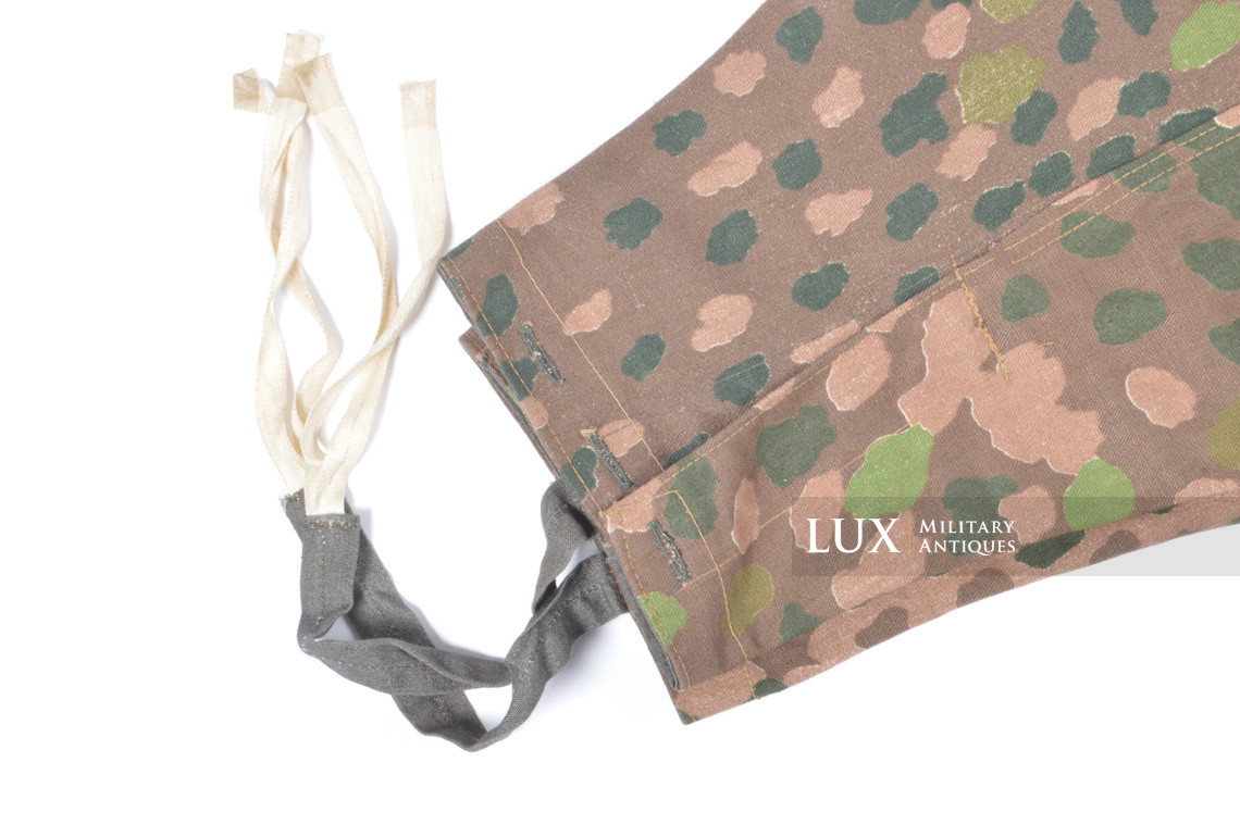 Pantalon Waffen-SS M44 en camouflage petit pois, « coton lisse » - photo 14