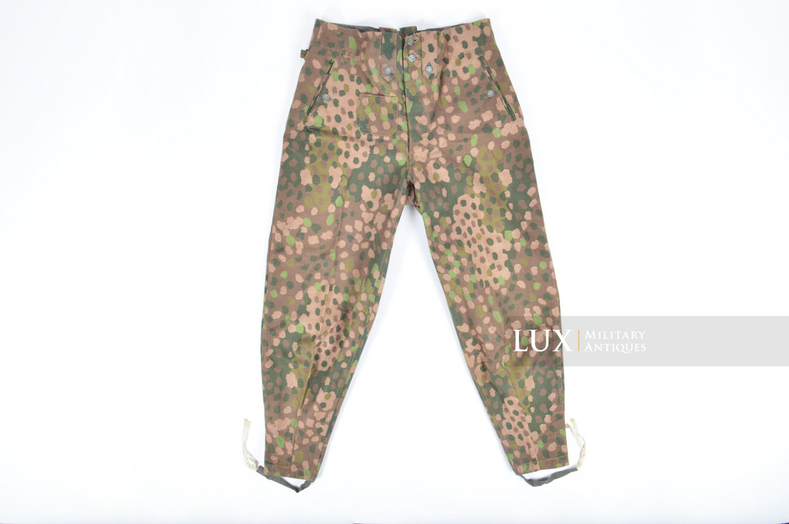 Pantalon Waffen-SS M44 en camouflage petit pois, « coton lisse » - photo 15