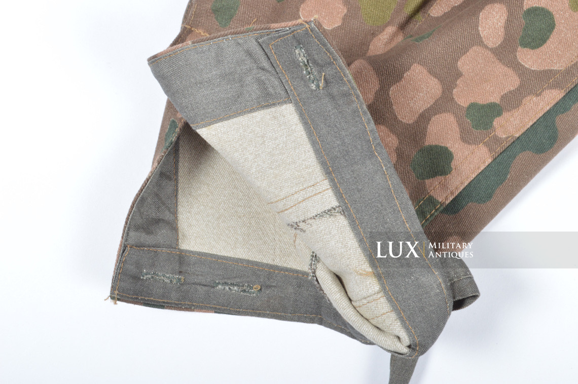 Pantalon Waffen-SS M44 en camouflage petit pois, « coton lisse » - photo 19