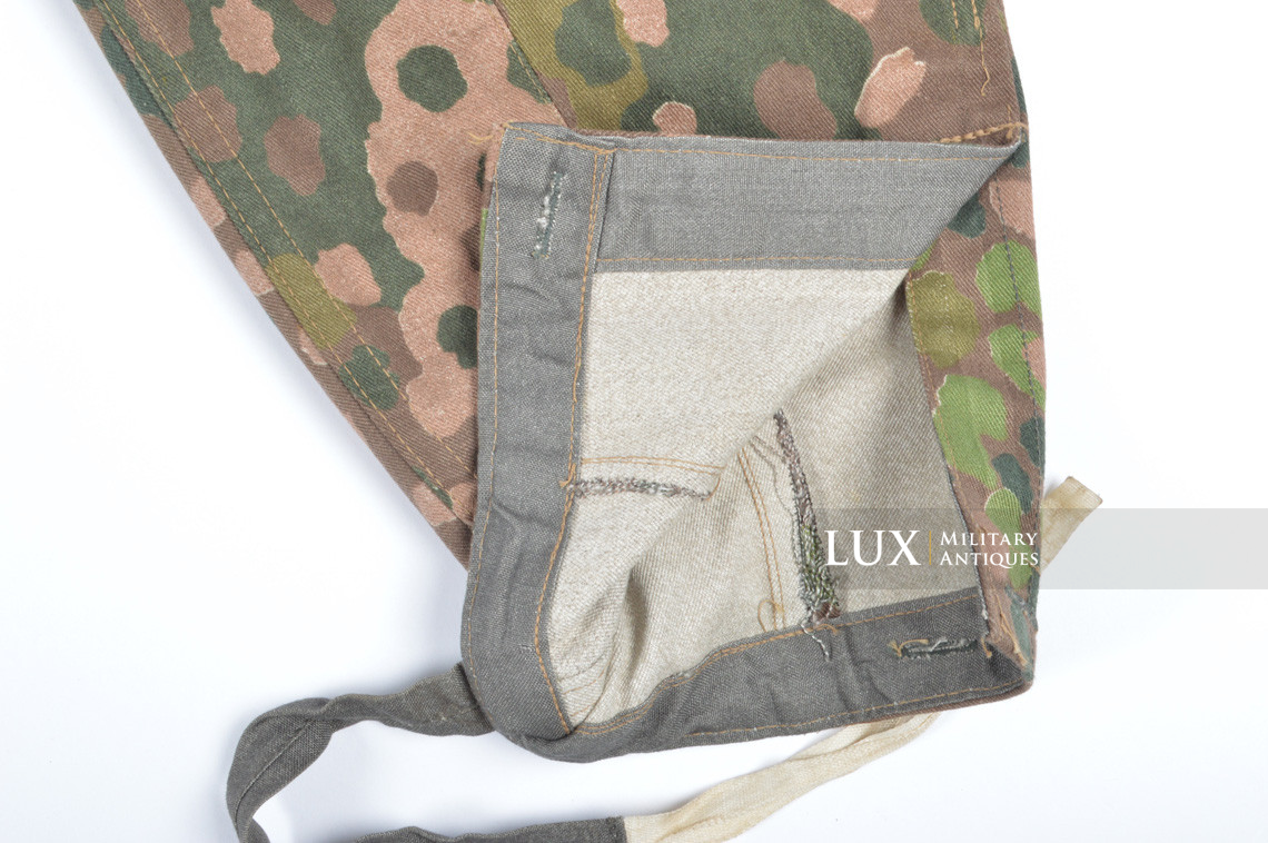 Pantalon Waffen-SS M44 en camouflage petit pois, « coton lisse » - photo 21