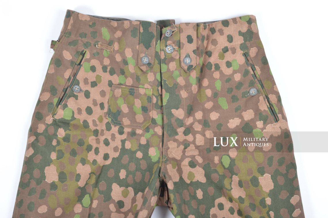 Pantalon Waffen-SS M44 en camouflage petit pois, « coton lisse » - photo 16