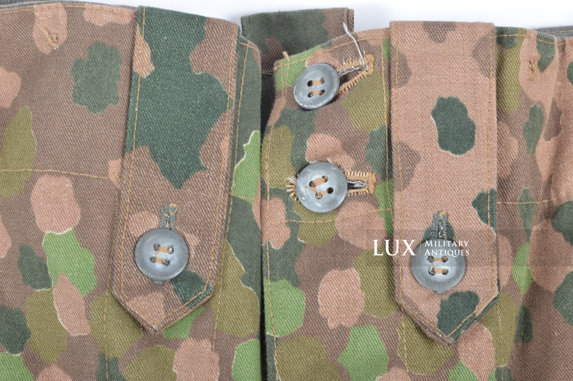 Pantalon Waffen-SS M44 en camouflage petit pois, « coton lisse » - photo 17