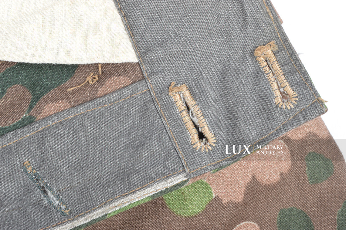 Pantalon Waffen-SS M44 en camouflage petit pois, « coton lisse » - photo 23