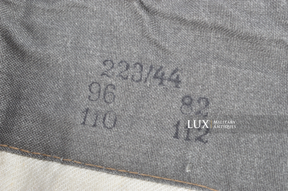 Unissued Waffen-SS M44 dot pattern camouflage trousers, « smooth cotton » - photo 27