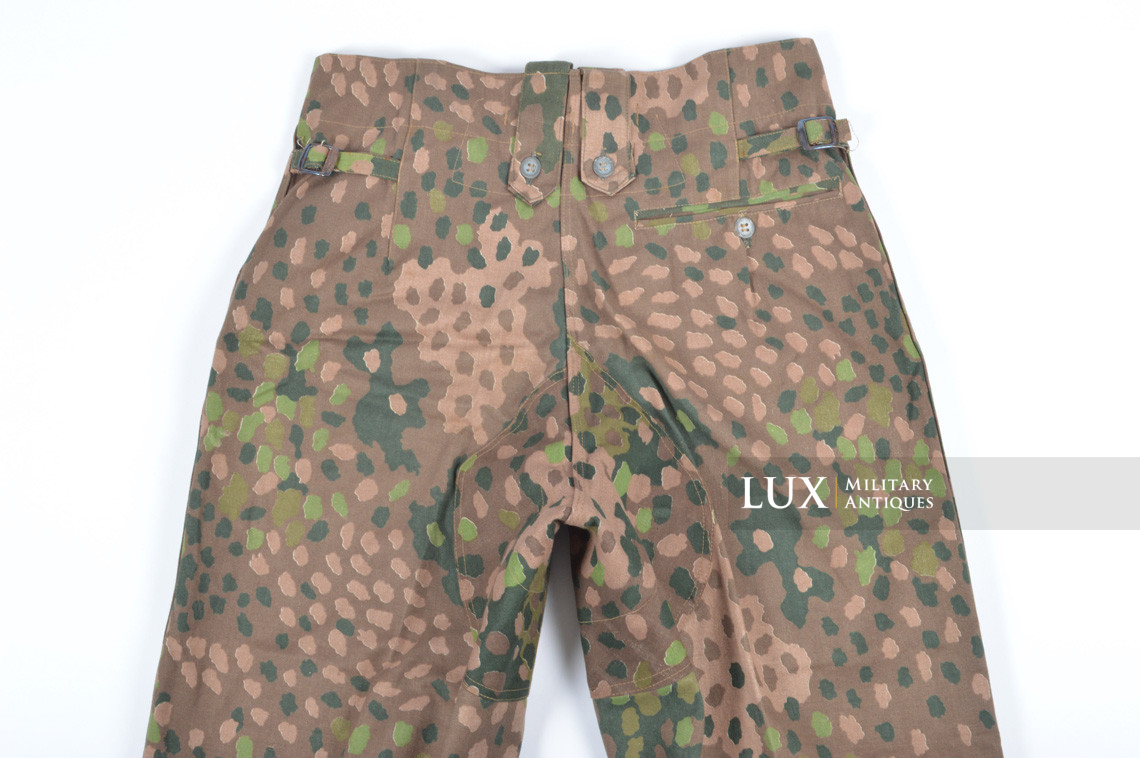 Pantalon Waffen-SS M44 en camouflage petit pois, « coton lisse » - photo 29