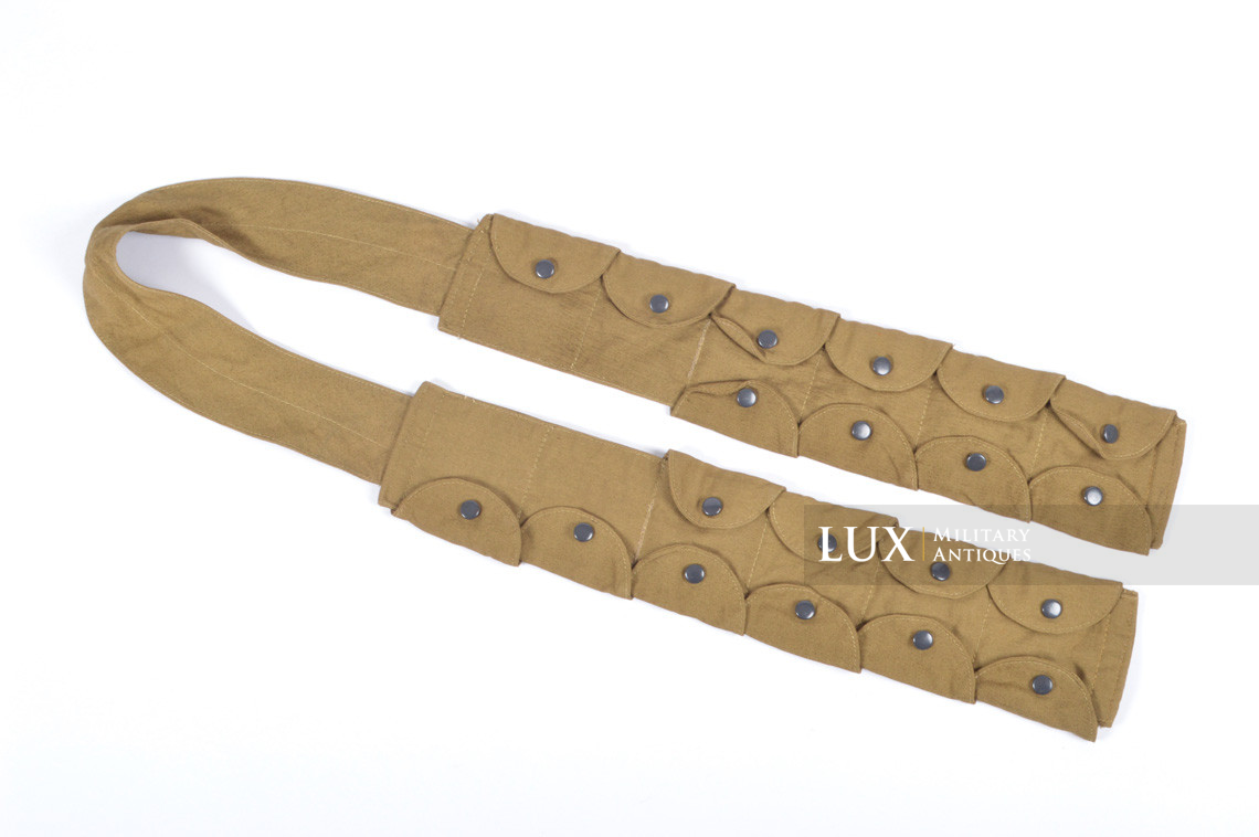Late-war paratrooper's k98 tan ammunition bandolee, « 1944 » - photo 4