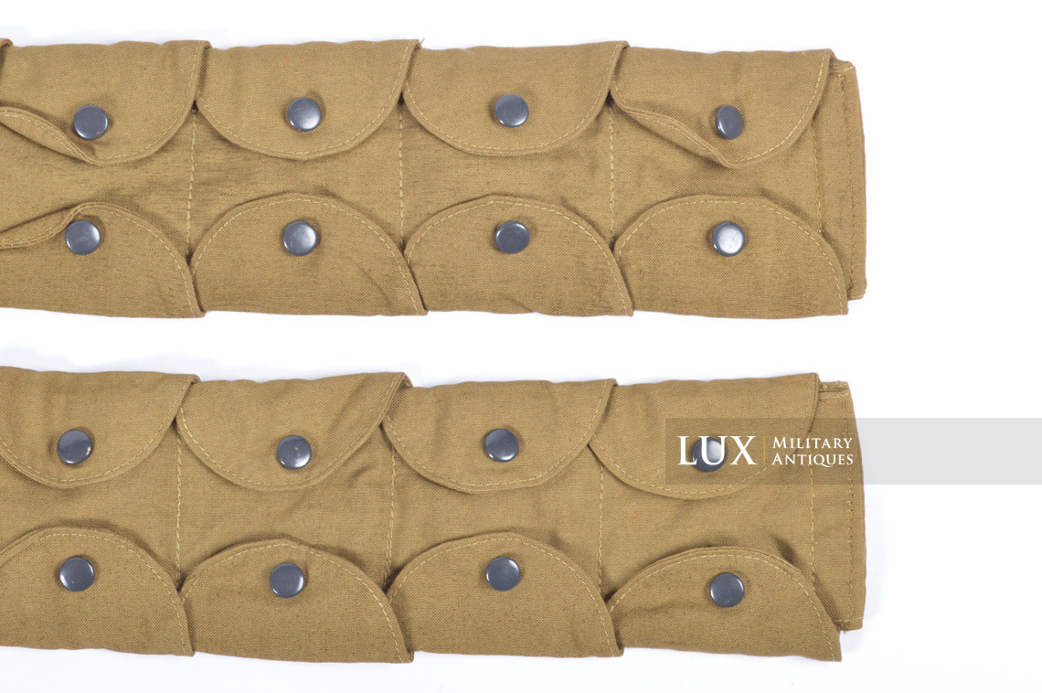 Late-war paratrooper's k98 tan ammunition bandolee, « 1944 » - photo 7