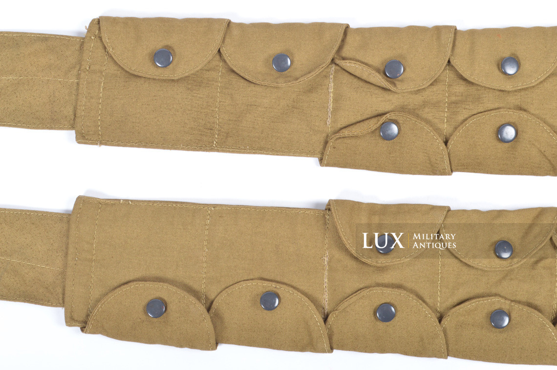 Late-war paratrooper's k98 tan ammunition bandolee, « 1944 » - photo 8